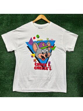 Chuck E Cheese Where A Kid Can Be A Kid T-Shirt Size Large